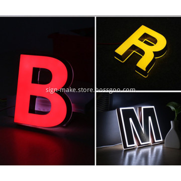 Custom Lighted Acrylic Sign LED